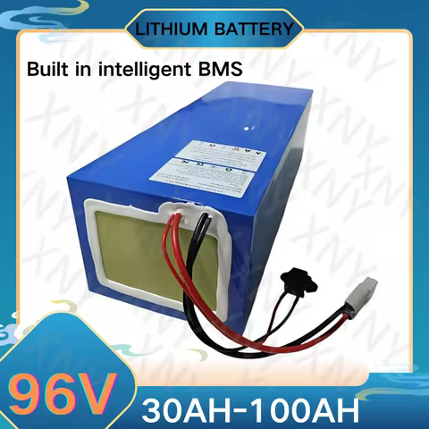96v 50Ah 80Ah 100Ah 30Ah 40Ah lithium ion battery bluetooth BMS APP for 5000w motor robot scooter mo