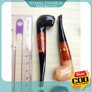 TITANIA. Pipa Cangklong Ginseng Popeye - Cangklong dengan Filter Ginseng bentuk Pipa Coangklong Pope