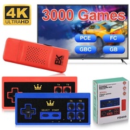 8 Bit Video Game Console HD TV Retro Handheld Game Player Built-in 3000 Games 4K Game Stick For PCE/