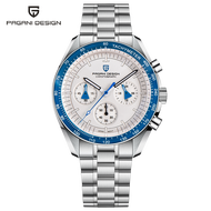 PAGANI DESIGN Top Luxury Brand 2024 Chronograph Moon Men Watch Japan VK63 Quartz Sapphire Crystal Luminous Watches For Men