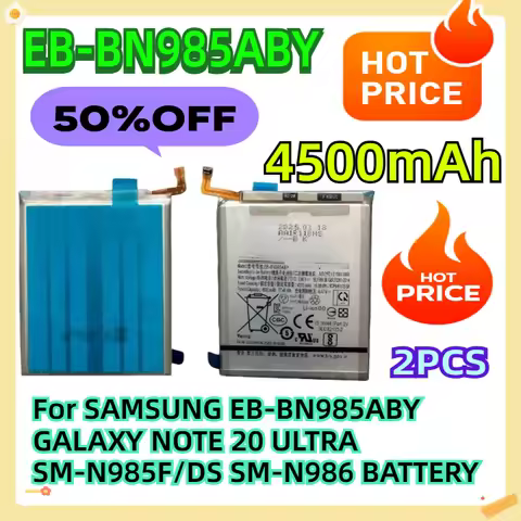 For SAMSUNG EB-BN985ABY GALAXY NOTE 20 ULTRA SM-N985F/DS SM-N986 BATTERY 2pcs