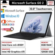 Microsoft Surface Go 3/ Go 2 / Go 1 Intel Pentium 2 in 1 Laptop 10" inch Touch Screen (Refurbished)