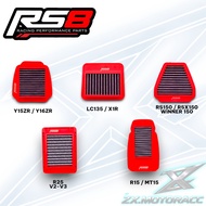 RS8 RACING AIR FILTER/Y15/Y16/LC135/RS150/RS/R25 V2-V3/R15/MT15/VARIO/AVANTIZ/SOLARIZ/NVX/NMAX/XMAX