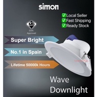 SIMON - Wave LED Downlight Round Recessed SIRIM Approved [2 Years Warranty] 12W 14W 3000K/4000K/6000
