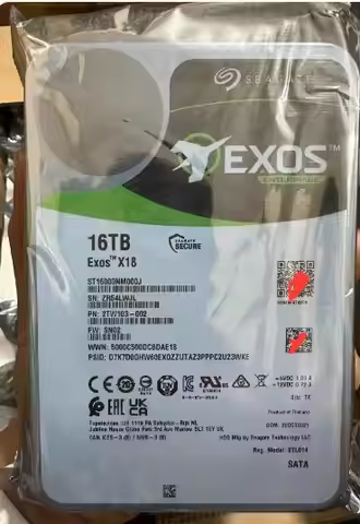 Seagate 16T hard drive Galaxy ST16000NM000J 16T X18 monitoring hard drive NAS, manufactured in 2021,