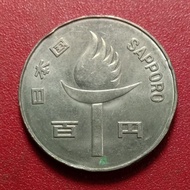 koin Jepang 100 Yen Showa commemorative (Olympics)
47 (1972)