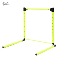 [tachiuwa] Speed Training Hurdle for Track and Field Agility Drills Yellow Green PVC Sturdy Rectangu