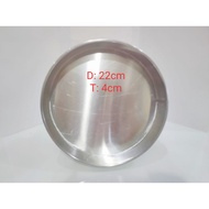 Round sponge cake pan diameter 22 cm 22cm height 4cm 4 cm aluminum cake moldSurabaya