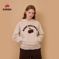 [KIRSH] ARCH CHERRY CROP HOODIE | 25FW | เสื้อฮู้ดหญิง | เสื้อ ฮู้ด ผู้หญิง | crop hoodie