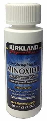 (Kirkland Signature) Kirkland Signature 5% Minoxidil Hair Regrowth for Men - 1 Month Supply-No Model