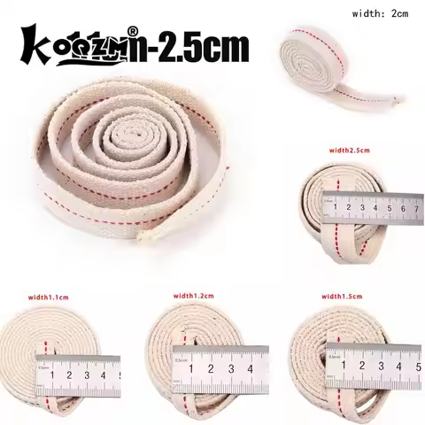 1M Strong Flat Cotton Wick Core For Kerosene Burner Stove Lighting Lantern Oil Lamp Making 1.1/1.2/1