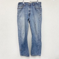 Levi's 505 牛仔褲，拉鍊門襟，靛藍色，W36 碼，古著。