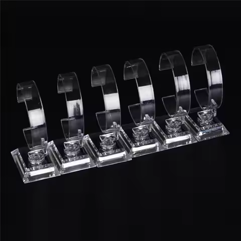 Transparent Acrylic Sale Show Case Stable Watch Display Rack Wrist Watch Show Stand Exhibition Frame
