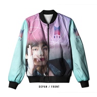 BTS Junkook Custom Fullprint Men's Bomber Jacket Wanita 02
