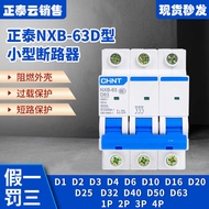 Zhengtai D-Type NXB Air Switch Household Small Circuit Breaker 1P2P3P4PD32/D63/D125 Power Type