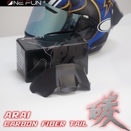 หมวกกันน็อคสปอยเลอร์ท้ายสำหรับ RX7X ARAI RX-7X VZ-Ram RAM VZ RX7V RX7 GP สปอยเลอร์หมวก RX7X คาร์บอนไ