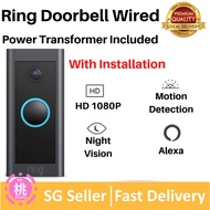 Ring Video Doorbell Wired ( Transformer Included )– Convenient, essential features in a compact design