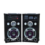 Crown KR-8500 8500W 10" Woofer 4X4" Tweeter 3 Way Karaoke Ready Baffle Speaker (1 Pair)