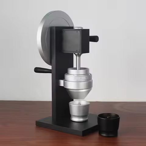 Manual Coffee Grinder 83mm Conical Burrs Stainless Steel Burr Heavy Duty Espresso Coffee Bean Mill