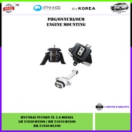 Hyundai Tucson TL 2.0 Diesel 2016 Oem Engine Mounting (LH 21830-D3300/RH 21810-D3500/RR 21950-D3100)