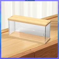 [Flameer2] Countertop Action Figures Display Box Transparent Acrylic Wood Base and Lid for
