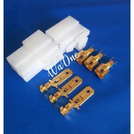 Socket 3 pin Besar Plus Skun Soket Kabel Mobil 3pin