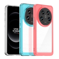 For Xiaomi 14 Ultra 5G Transparent Acrylic Shockproof Protective Phone Cover Case