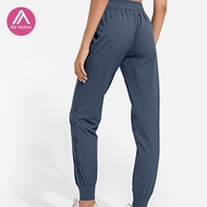 Air Active [Side Pocket] Yoga Pants Fashion Sports Pants Casual Leisure Slim Breathable Ankle-tied P