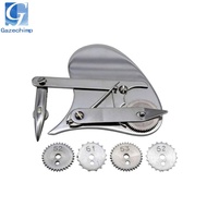 [Gazechimp] Dotting Pen Precision Pattern Pen with Wheels Mechanical Drafting SET a