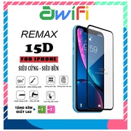 Iphone 15D Remax Tempered Glass Full 6/6plus/6s/6splus/7/7plus/8/8plus/x/xs/11/12/13/pro/max/promax 