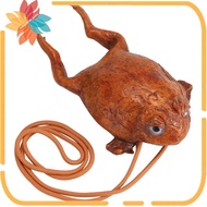 Funny Toad Wallet Individuality Animal Coin Pouch Realistic Frog Wallet Humor Decoration Storage Pur