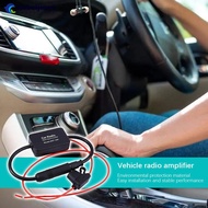 NOBELJIAOO 12V Car Antenna Signal Amplifier Set AM FM Radio Anti-interference Enhance Auto Electroni