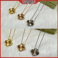 VCA Four Leaf Clover Laser Diamond Female Necklace