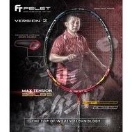 FELET Badminton Racket The Legend Zakry Ver.2 (4U) Red &amp; Blue