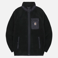 carhartt 男款Prentis拉鍊絨毛外套 M 黑色