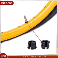 MIRACLE 8pcs Mtb Road Bike Schrader Valve Rim Convert To Presta Valve Inner Tube Adapter Rubber Plug