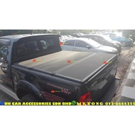 Toyota hilux vigo revo rocco roque 2005-2021 hard canvas deck cover tri fold rear trunk bed cover RE