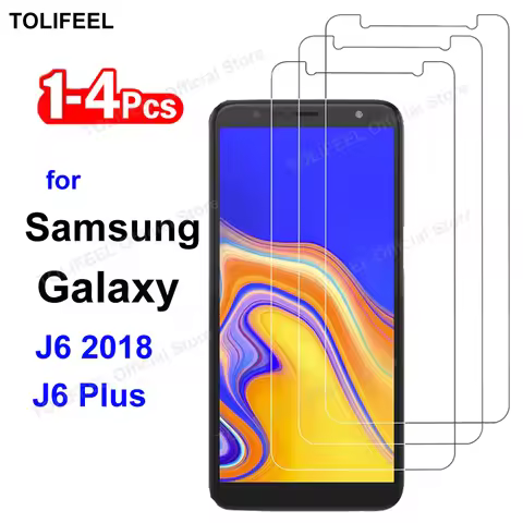 Tempered Glass For Samsung Galaxy J6 Plus 2018 Screen Protector Film HD Crystal 9H Protective Glass 