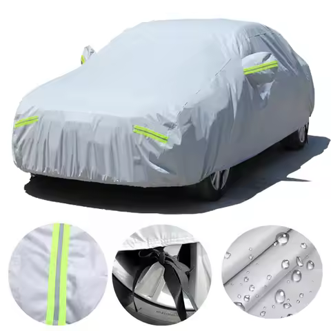 Waterproof Full Car Covers Outdoor Sun UV Protection Dust Rain Snow for VW Jetta Scirocco Beetle Gol