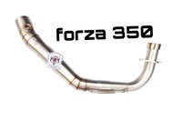 คอท่อForza350 สวมปลายท่อแต่งขนาด 2 นิ้ว(51 มิล)แสตนเลส 304