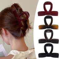 Women Girls Ancora Red Bow Hair Claw Clip Large Shark Clips Fashion Grab Hairpin Hair Accessories