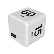 LED Display Cube Timer Time Management 15/20/30/60 min Countdown Timer Durable Adjustable Kitchen Ti