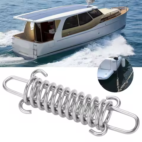 113mm Boat Spring Buffer Stainless Steel Mooring Line Spring Marine Hardware For Yacht