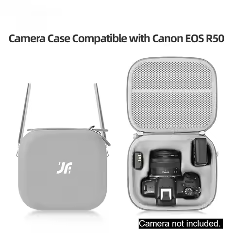 Camera Storage Case Portable Travel Bag Compatible with Canon EOS R100 R50 M50 Mirrorless Camera wit