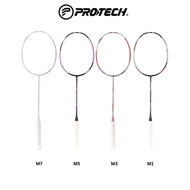 PROTECH RAC WOVEN APACHE M1/M3/M5/M7 Badminton Racket (4U) (MAX 32LBS)(FREE String + Grip)