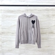 Ami Paris 2022 Ami de Coeur 愛心提花針織羊毛 Oversize 毛衣