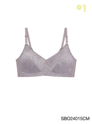 Sabina Function Bra Level 1 เสื้อชั้นใน ไร้โครง รหัส SBO24015CM - สีช็อคโกแลต