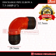 MESIN 7.5 HP 10HP DISCHARGE PIPE ELBOW 7.5HP 10HP Size 1 INCH SHARK Air Compressor Engine ORIGINAL
