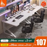 Gaming Table White Meja Gaming Thicker & Stable Anti-Scratch Computer Table PC Table Meja Komputer G