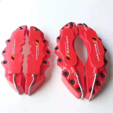 Kunbaby 4 Or 2 Pcs ABS Plastic Disc Brake Caliper Cover With Motor Sport Sticker F30 E90 E60 F10 X5